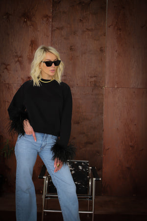 Midnight Fluff Crewneck