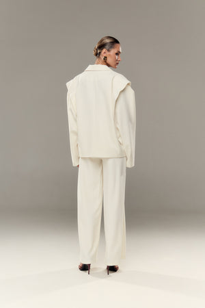 Modern Tailored Power Blazer