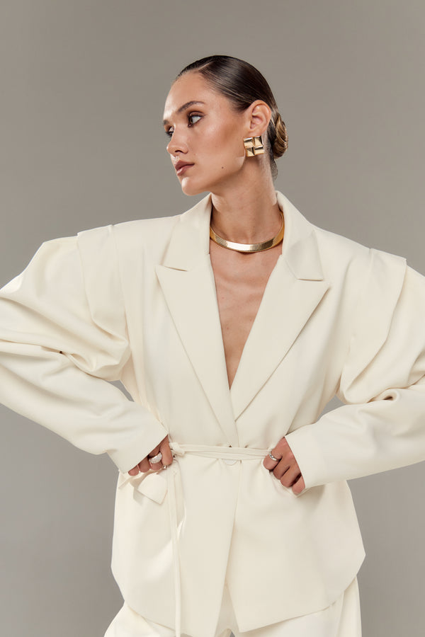 Modern Tailored Power Blazer
