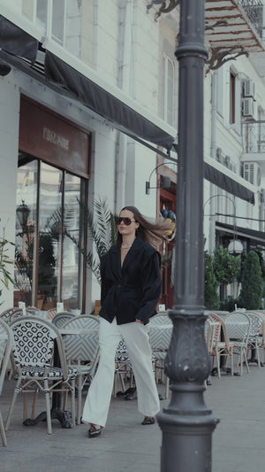 Modern Tailored Power Blazer