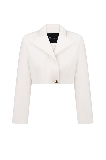 Crop Code Blazer
