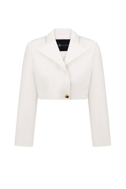 Crop Code Blazer
