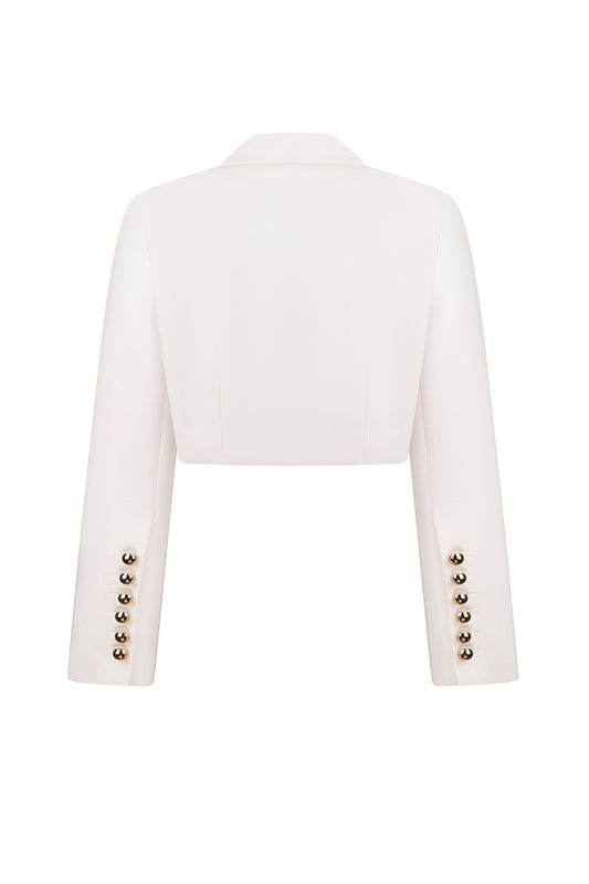 Crop Code Blazer