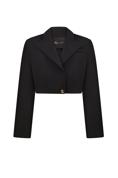 Crop Code Blazer
