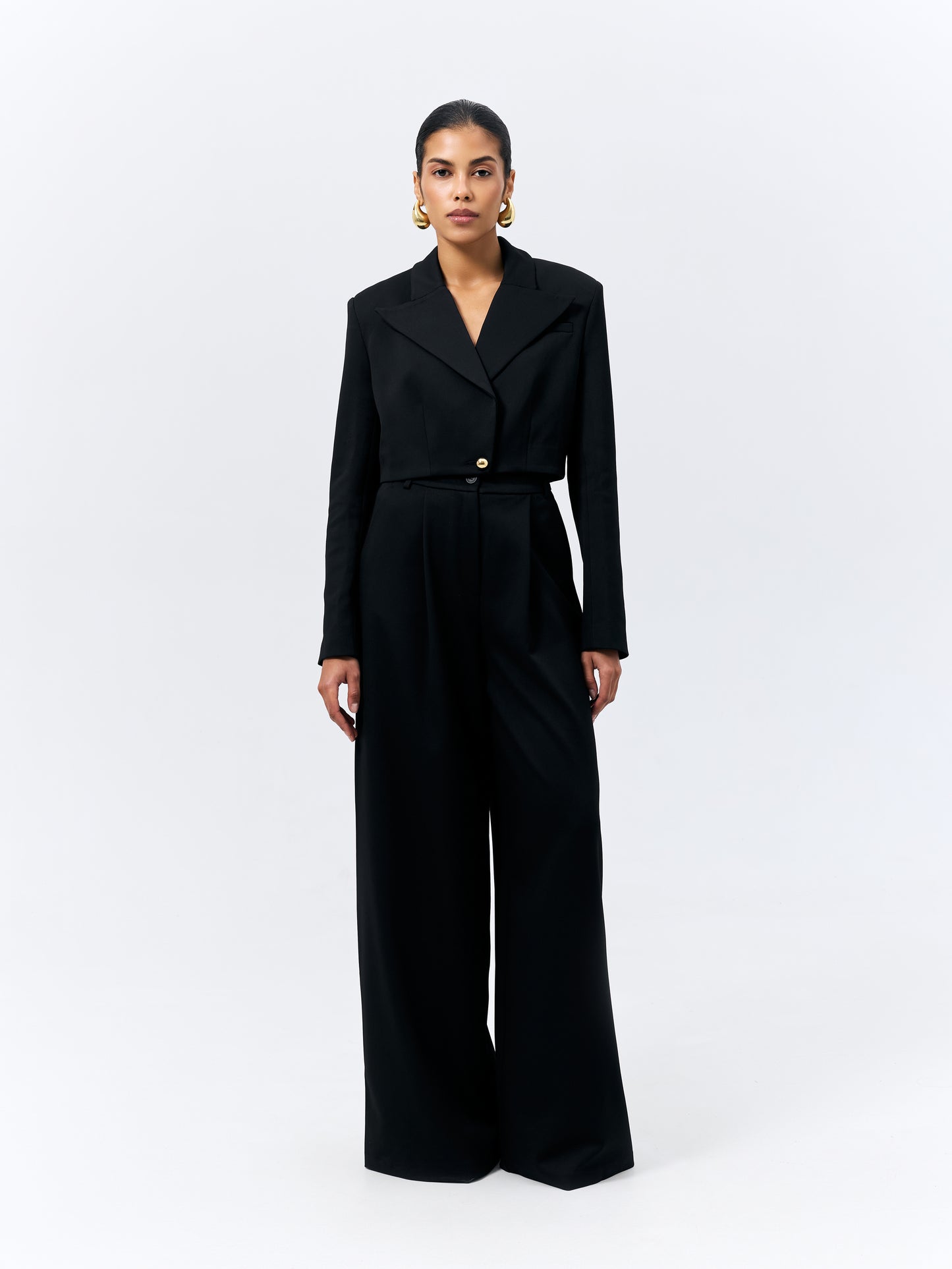 Crop Code Blazer