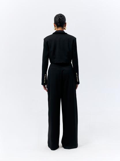 Crop Code Blazer